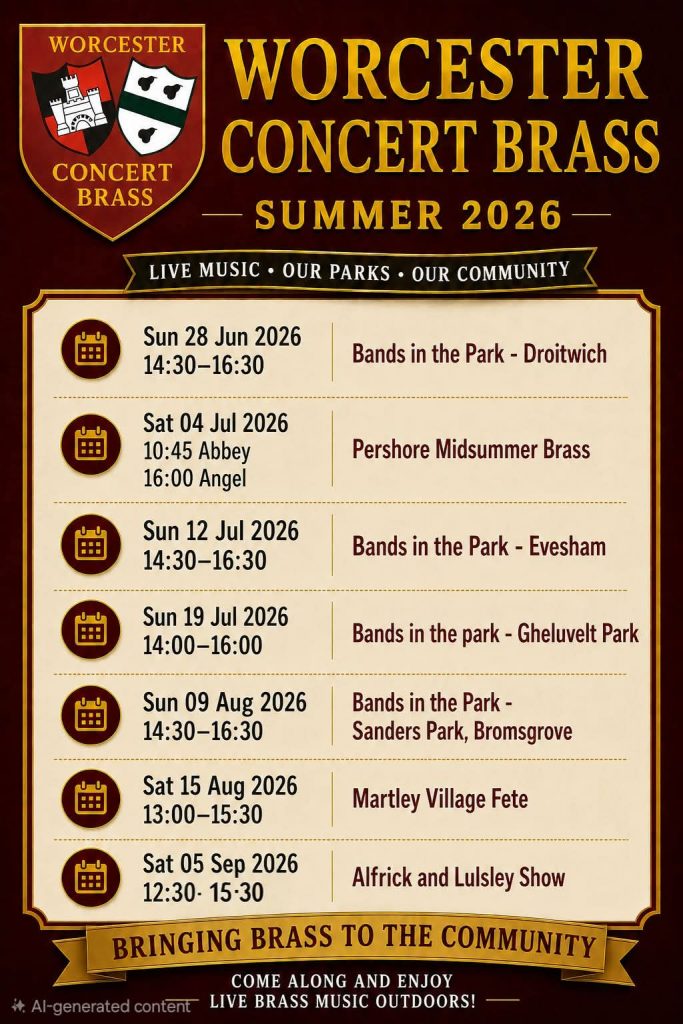 Our Summer concerts